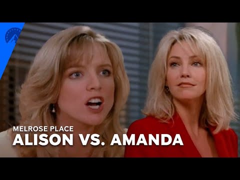 Melrose Place | Amanda Woodward Vs. Alison Parker | Paramount+