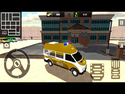 Policeman Emergency Ambulance Rescue Van Driving Simulator _ Ambulance Drive - Gameplay #203