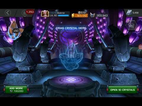 MCOC 50 x Uncollected Stadium Crystals - flushing 500.000 Duell Chips down the drain