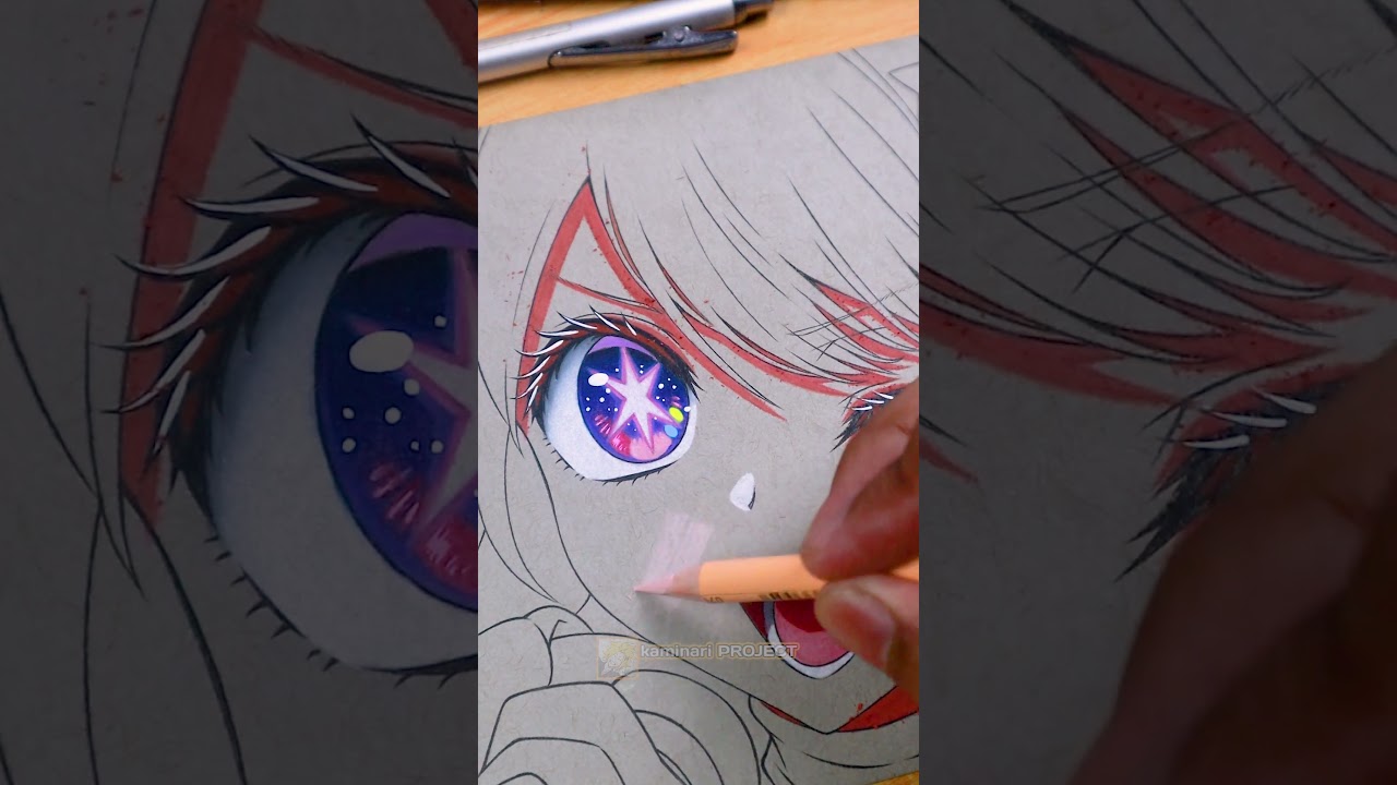 Ai Hoshino 😍 Skin Coloring | Oshi no Ko #shorts #oshinoko