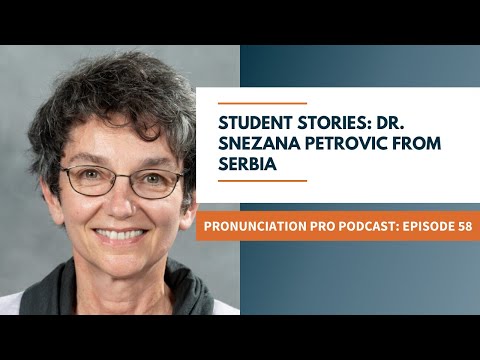 Student Stories: Dr. Snezana Petrovic from Serbia