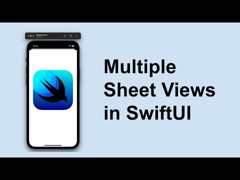 How to create multiple sheets in your SwiftUI app - IOS