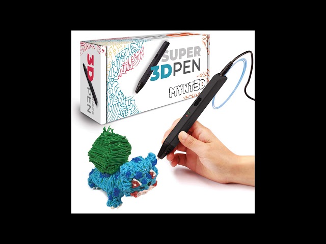 Vídeo relacionado con MYNT3D Bolígrafo Super 3D, bolígrafo de impresión 3D compatible con ABS y PLA de 1,75 mm
