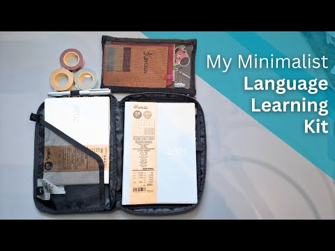Muji Planners 2026 Walkthrough | My Minimal Language Learning Setup