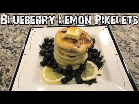 Blueberry Lemon Pikelets (New Zealand)