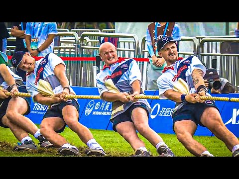 Shocking Defeat! 💥😱 Chinese Taipei vs Great Britain | Men’s 640KG Tug of War | World Games 2025