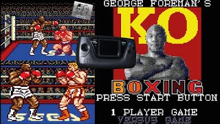 George Foreman´s KO Boxing Sega Game Gear - C&M Playthrough