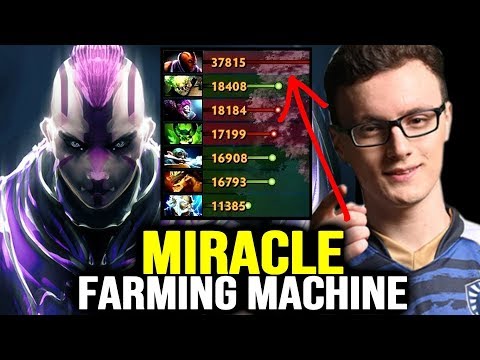 MIRACLE Antimage 1000GPM Farming Machine - One vs All Carry the World Dota 2