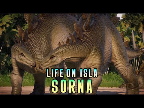 STEGOSAURUS: Life on Isla Nublar/Sorna EP10 [4k] - Jurassic World Evolution 2
