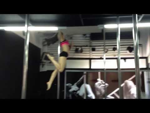 World Pole Sport & Fitness Championship 2014 Training - Alessandra Rancan