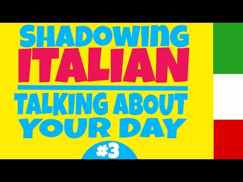 Improve Your Italian Pronunciation - Shadowing Practice [Episode 3]
