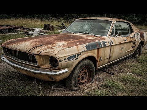"Watch This 1967 Mustang Transform from Forgotten Junk to Shiny Classic – ASMR Restoration"