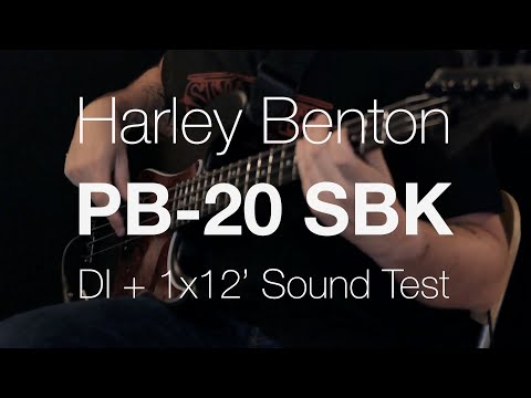 Harley Benton PB-20 SBK - Sound Test