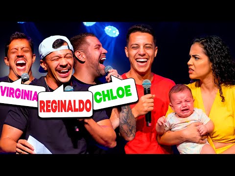 ESCOLHEMOS O NOME DO BEBÊ AO VIVO 🤣 (ft. Renato Albani & Victor Sarro) 