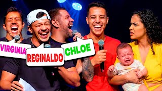 ESCOLHEMOS O NOME DO BEBÊ AO VIVO 🤣 (ft. Renato Albani & Victor Sarro) 