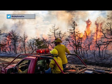 NJ State Wildfires Contained