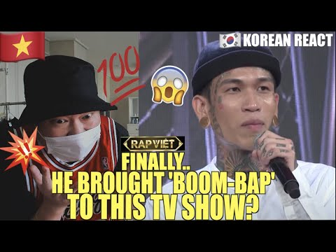 [EXCLUSIVE!]🇻🇳🇰🇷🔥Korean Hiphop Junkie react to Dế Choắt [Rap Việt] (VNM/ENG SUB)