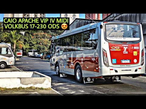 CAIO APACHE VIP IV MIDI VOLKBUS 17-230 ODS ❤😍SEMANA DO APACHE VIP, BUS BRASIL FEST 15° EDIÇÃO 🥳👏)