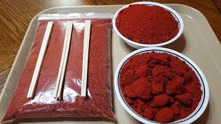 맛있는 고춧가루 건조방법과 장기저장하는 방법