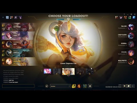 RATIRL Lux Support killer  Xayah VS Cho'gath and Senna #LOL #LeagueOfLegends #Gameplay #Vayne #Lux