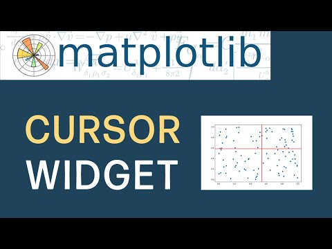 Getting Started With Matplotlib Widgets Cursor Widget