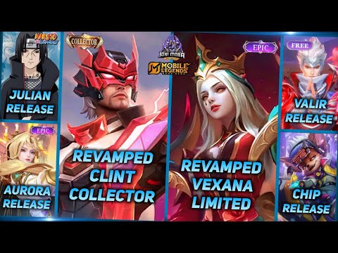 REVAMPED CLINT COLLECTOR SKIN, RELEASE DATE FOR SKINS FEBRUARY - MARCH 2026, FREE SKIN - MLBB UPDATE