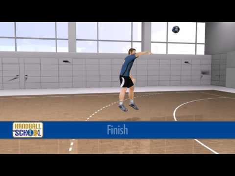 Jump shot — Basic technique 1 | Handball at school | IHF Education Centre