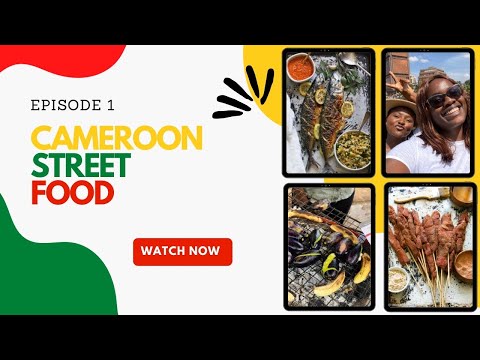 EXPLORE STREET FOOD IN YAOUNDE CAMEROON || SUYA || ROASTED FISH ||PLUM AND PLANTAIN