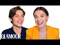 Millie Bobby Brown and Louis Partridge T Millie Bobby Brown and Louis Partridge T