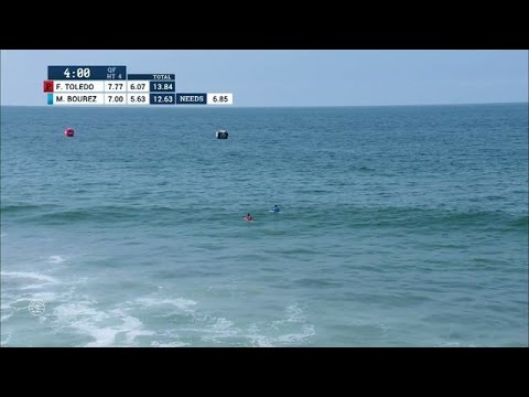 QF Heat Recap: Bourez vs. Toledo