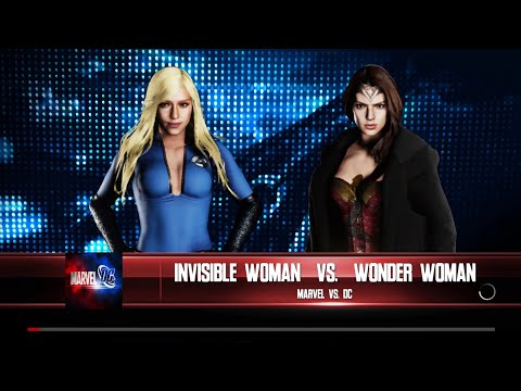 WWE 2K18 - Invisible Woman vs. Wonder Woman