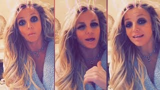 Britney Spears Sings &quot;Think&quot; by Aretha Franklin on Instagram (2018)