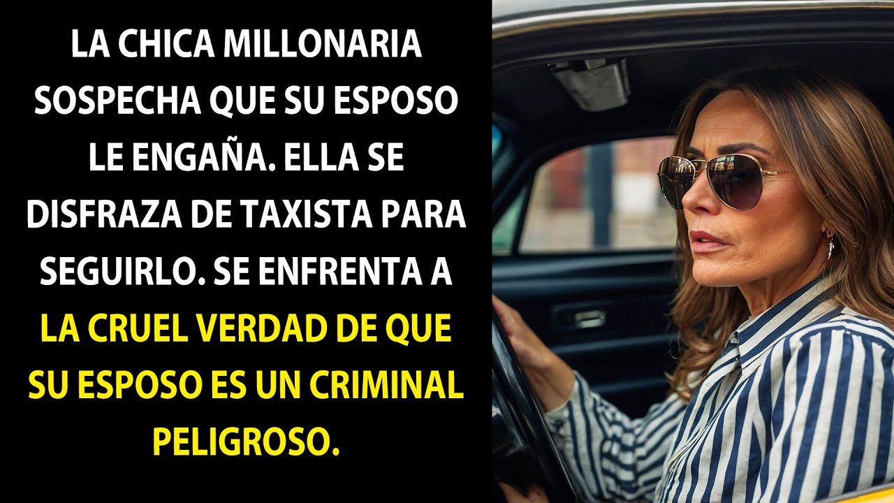 UNA MILLONARIA, DISFRAZADA DE TAXISTA, DESCUBRE QUE SU ESPOSO ES UN CRIMINAL PELIGROSO. LA VERDAD LA