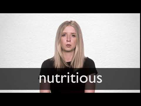 Nutritious definition and meaning | Collins English Dictionary