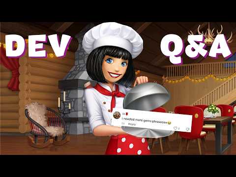 DEVELOPERS answer YOUR frequently asked QUESTIONS  | Cooking Fever Game Evergreen Lodge