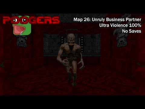 (Doom II) Poogers - Map26: Unruly Business Partner (UV-Max)