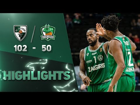 Highlights: Zalgiris three-point hail drowns Sintek-Dzukija