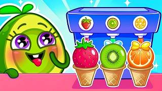 Try All Fruit Ice Creams! – Which One Is Your Favorite? 🍦🍓🥭🍌😊VocaVoca🥑Show Kids Songs