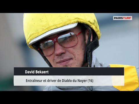 David Bekaert, entraîneur et driver de Diablo du Noyer (18/02 à Cagnes-sur-Mer)
