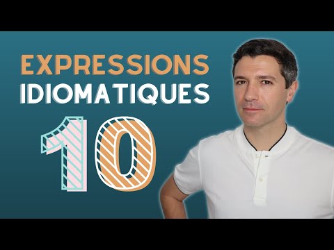 🇫🇷 10 expressions idiomatiques en français - Très utile 🤩