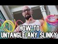 How To Untangle A Slinky