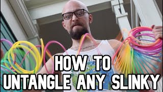How to Untangle a Slinky