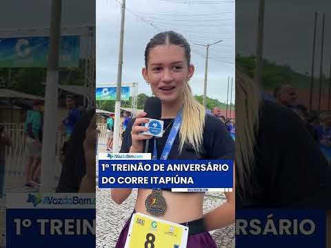 Entrevista: 1º Treinão em comemoração ao aniversário do Corre Itapiúna #youtubeshorts