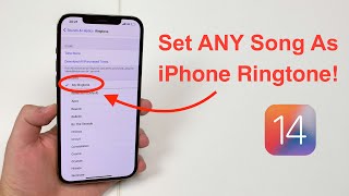 (2021) How to set ANY Song as iPhone Ringtone - Free and No Computer!