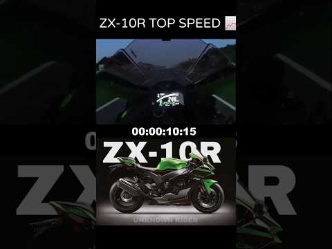 Kawasaki Zx-10r Top Speed Acceleration 💀⚡#zx10r #kawasaki #topspeed #exhaust #superbike