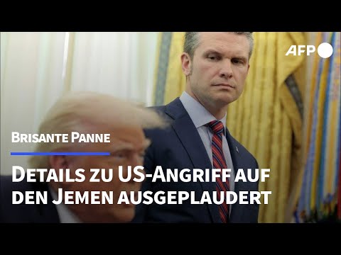 Trump-Regierung verschickt Plan für Angriff auf Huthis irrtümlich an Journalisten | AFP