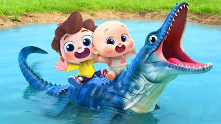 Baby Learns Dinosaurs | Dinosaurs in My House | Dinosaur story | Nursery Rhyme & Kids Song | BabyBus