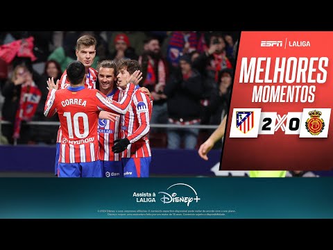 BRASILEIRO marca, GRIEZMANN anota pintura e ATLÉTICO DE MADRID vence o MALLORCA em LALIGA