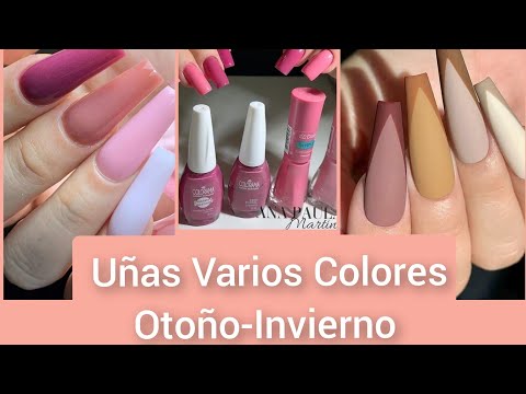 ♥️TENDECIA UÑAS INVIERNO 2021♥️COMBINACIONES COLOR  OTOÑO/INVIERNO 2021#invierno2021 #nailafall2021