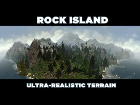 JM - Rock Island - Ultra Realistic Minecraft Terrain + Download